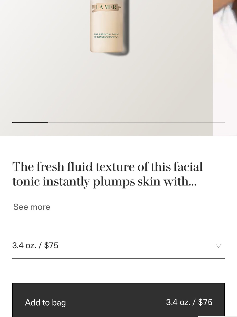 New La Mer The Essential Tonic - Picture 3 of 3